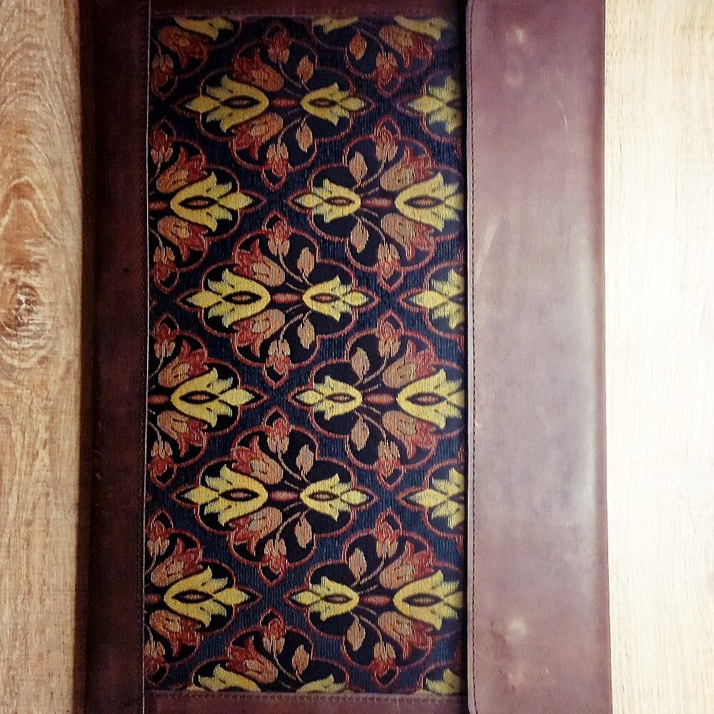 Cowhide Leather Handmade Laptop Case/Document Holder For Macbook & Slim Laptops